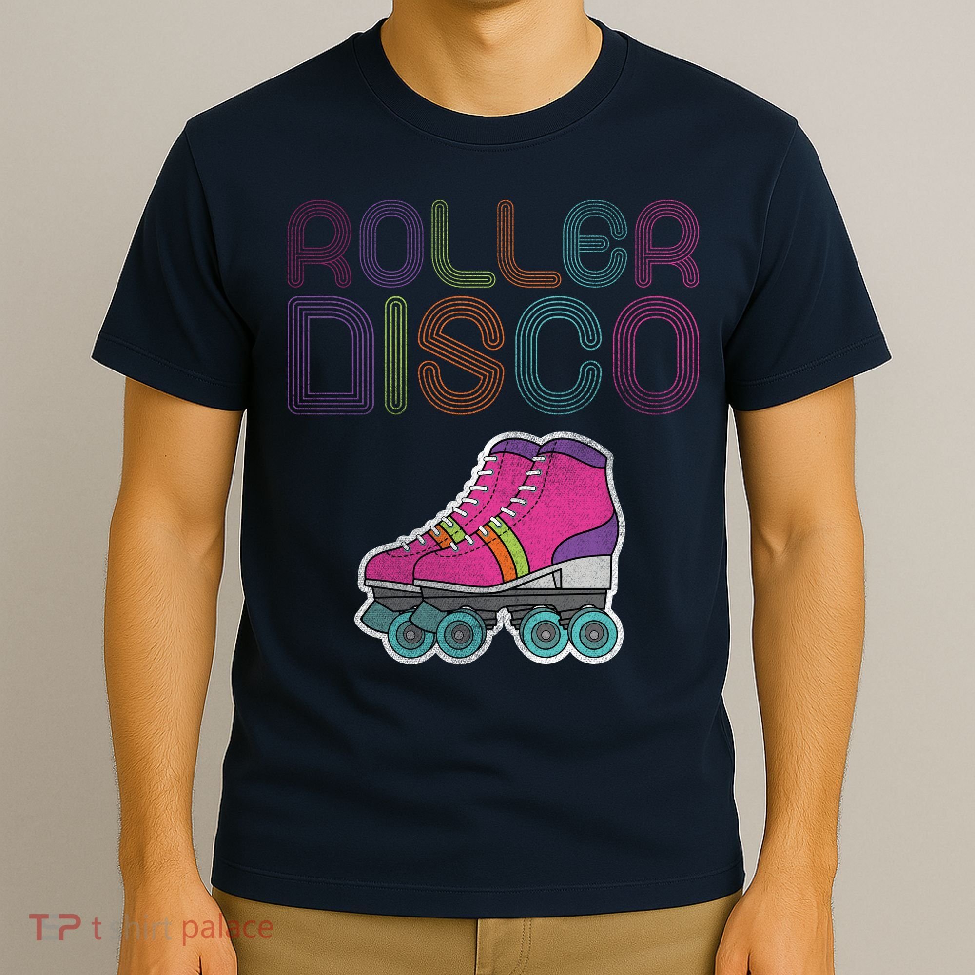 Vintage Roller Disco Skater T-Shirt