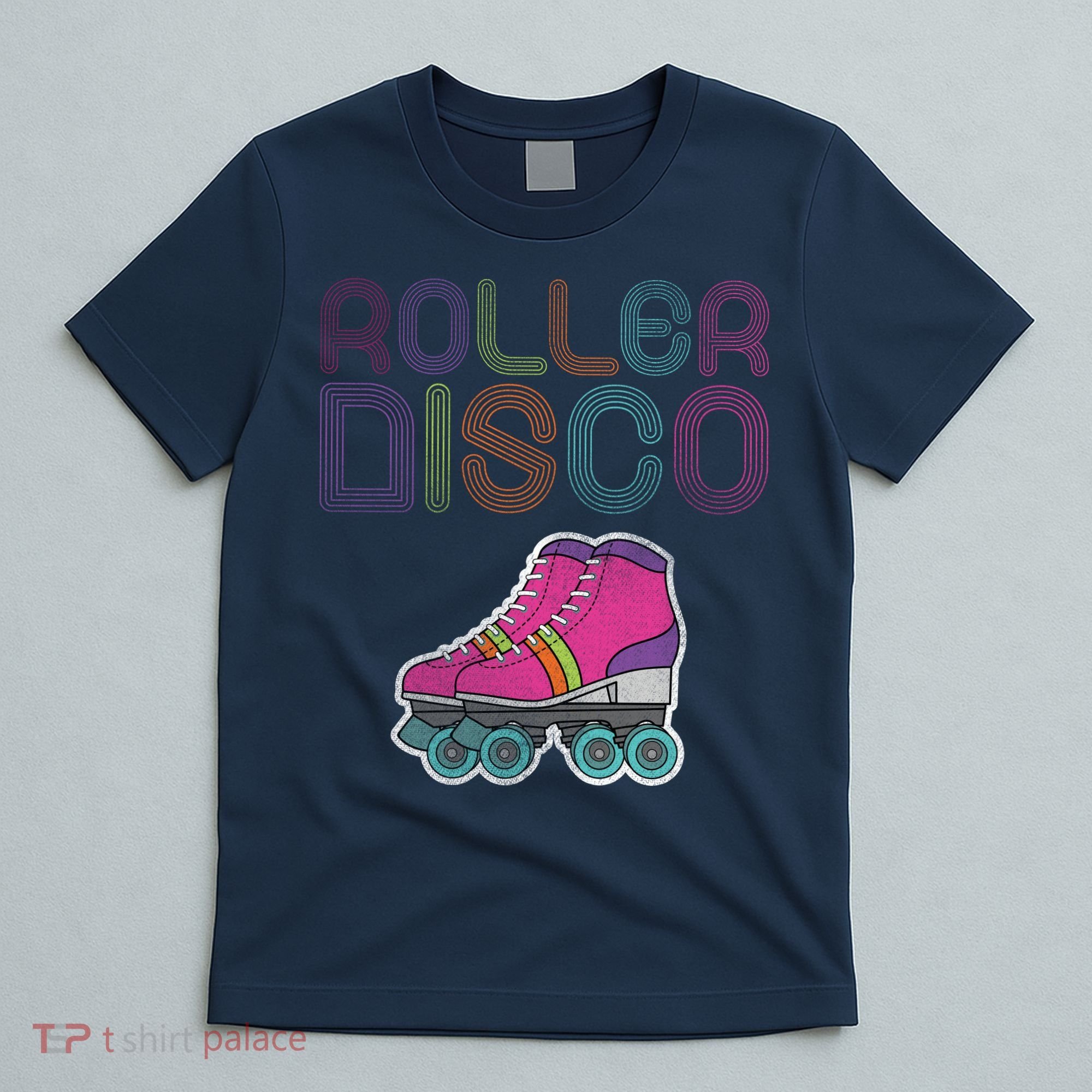 Vintage Roller Disco Skater T-Shirt