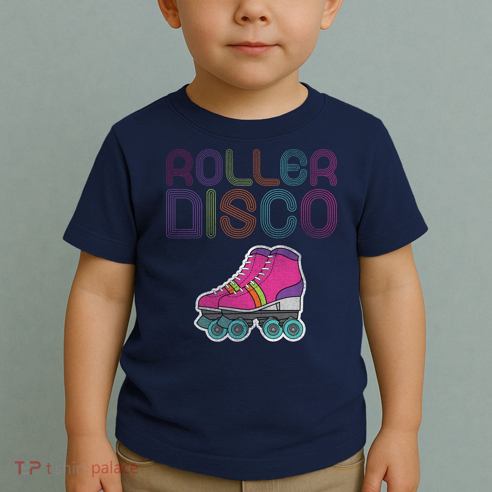 Vintage Roller Disco Skater Toddler T-Shirt