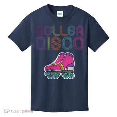 Vintage Roller Disco Skater Kids T-Shirt