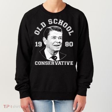 Vintage Ronald Reagan Old School Conservative Women's Sweatshirt