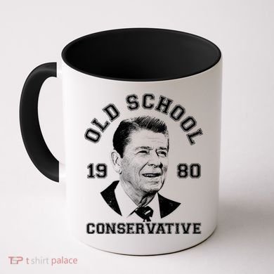 Vintage Ronald Reagan Old School Conservative Coffee Mug