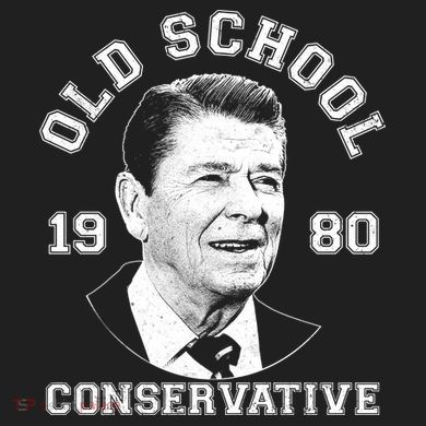 Vintage Ronald Reagan Old School Conservative 40oz Vacuum Insulated Stainless Steel Travel Tumbler