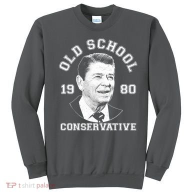 Vintage Ronald Reagan Old School Conservative Sweatshirt