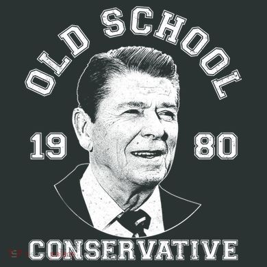 Vintage Ronald Reagan Old School Conservative Tall Long Sleeve Shirt