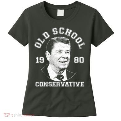Vintage Ronald Reagan Old School Conservative Women's T-Shirt