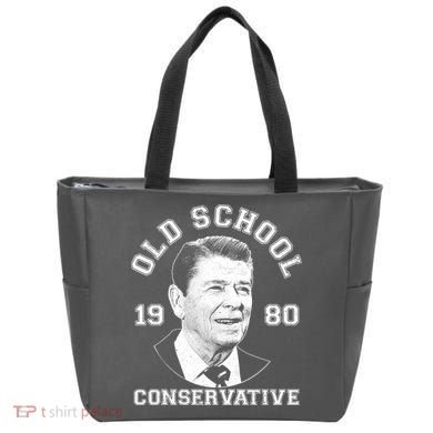 Vintage Ronald Reagan Old School Conservative Tote Bag