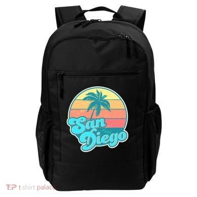 Vintage San Diego Sunset Backpack
