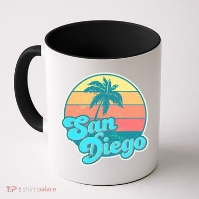 Vintage San Diego Sunset Coffee Mug