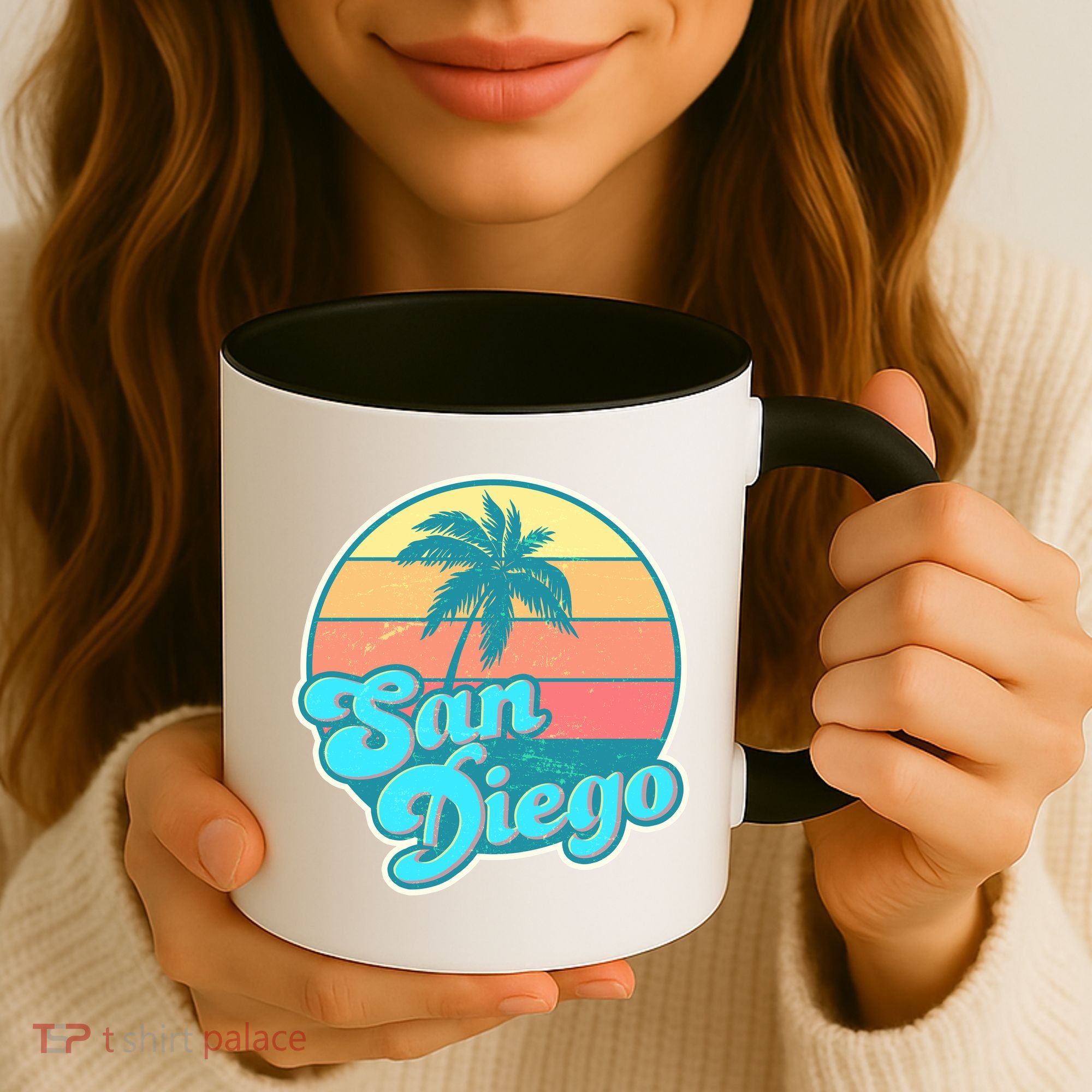 Vintage San Diego Sunset Coffee Mug