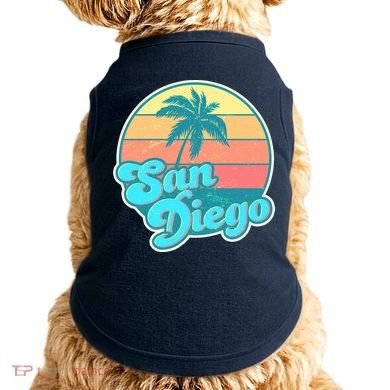 Vintage San Diego Sunset Doggie Tank