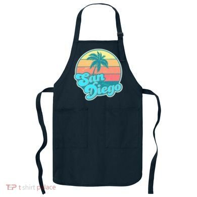 Vintage San Diego Sunset Apron