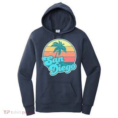 Vintage San Diego Sunset Women's Hoodie