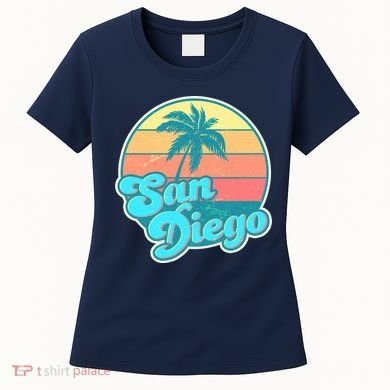 Vintage San Diego Sunset Women's T-Shirt