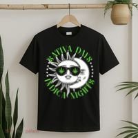 Vintage Sativa Days Indica Nights Sun And Moon T-Shirt thumb 2