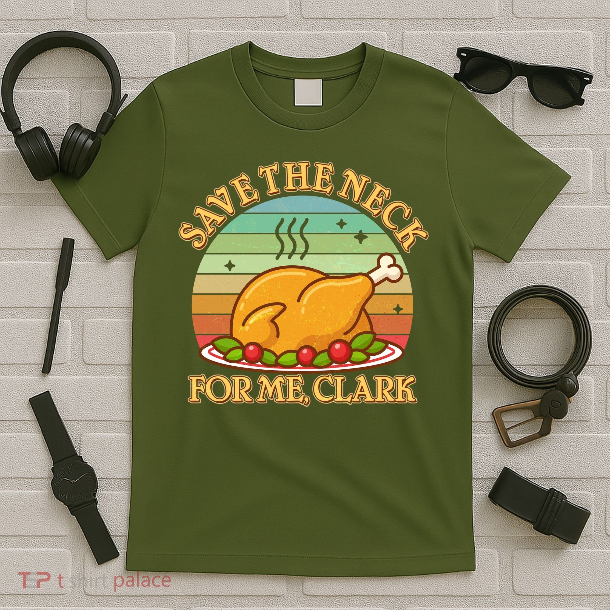 Vintage Save the Neck For Me Clark Christmas T-Shirt