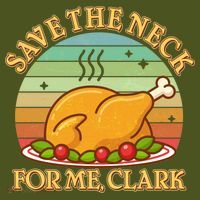 Vintage Save the Neck For Me Clark Christmas T-Shirt thumb 7