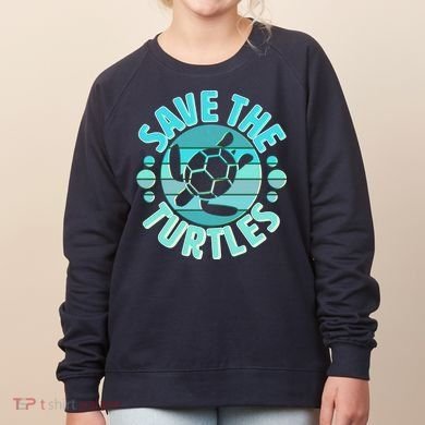 Vintage Save The Turtles Women's Sweatshirt