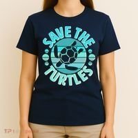 Vintage Save The Turtles T-Shirt thumb 4