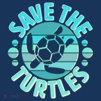 Vintage Save The Turtles T-Shirt thumb 7