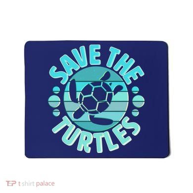Vintage Save The Turtles Mousepad