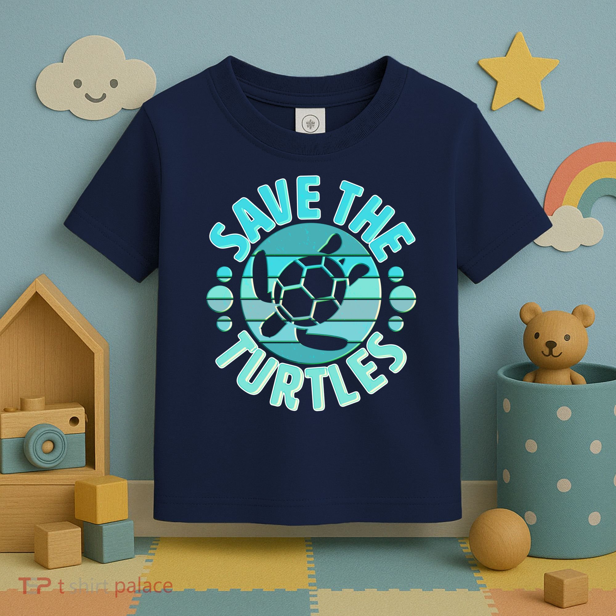 Vintage Save The Turtles Toddler T-Shirt