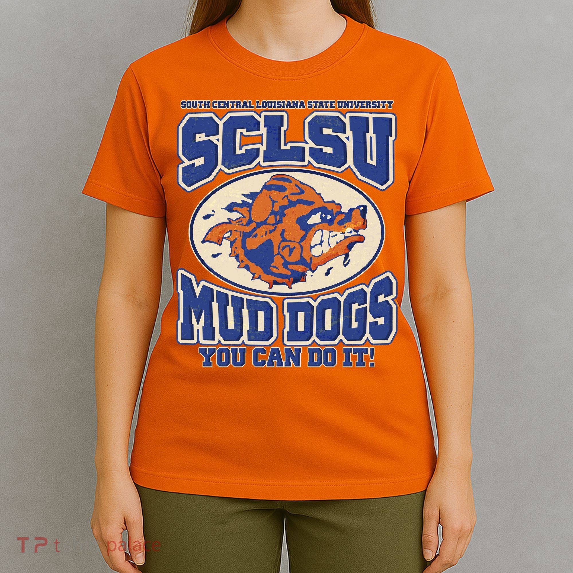 Vintage SCLSU Mud Dogs Classic Football T-Shirt