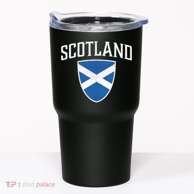 Vintage Scotland Flag Crest Shield Tumbler
