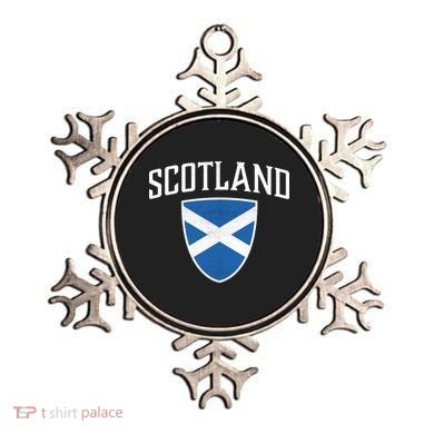 Vintage Scotland Flag Crest Shield Ornament
