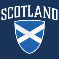 Vintage Scotland Flag Crest Shield T-Shirt thumb 7