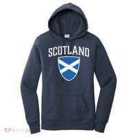 Vintage Scotland Flag Crest Shield Women's Hoodie thumb 0