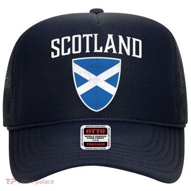 Vintage Scotland Flag Crest Shield Hat