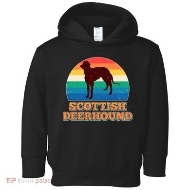 Vintage Scottish Deerhound Toddler Hoodie