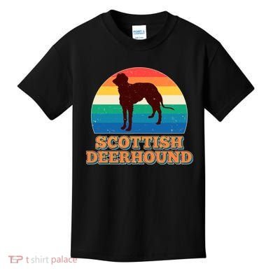 Vintage Scottish Deerhound Kids T-Shirt