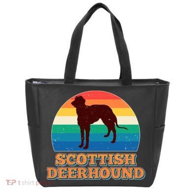 Vintage Scottish Deerhound Tote Bag