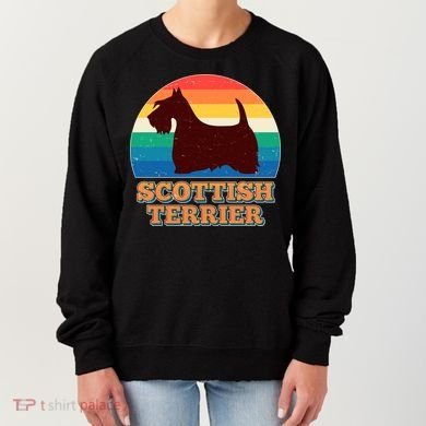 Vintage Scottish Terrier  Women's Sweatshirt