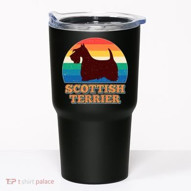 Vintage Scottish Terrier  Tumbler