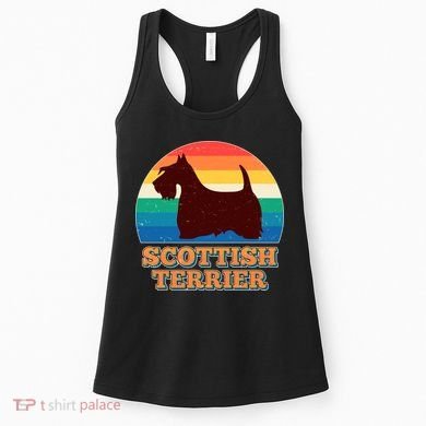 Vintage Scottish Terrier  Women's Tank Top