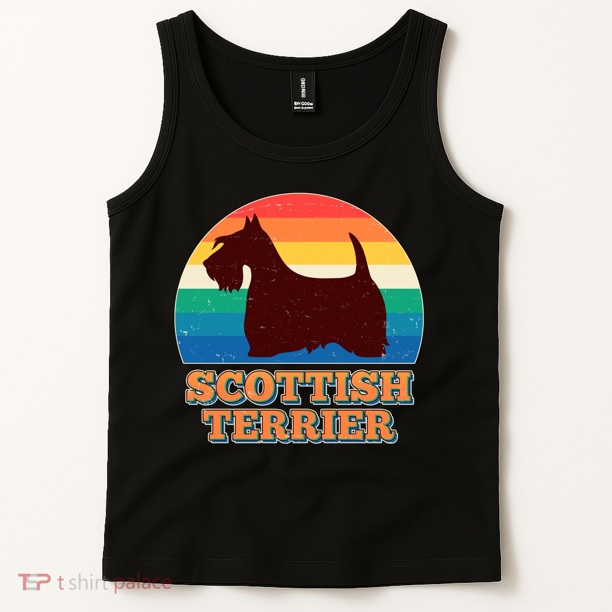 Vintage Scottish Terrier  Tank Top