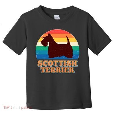 Vintage Scottish Terrier  Toddler T-Shirt