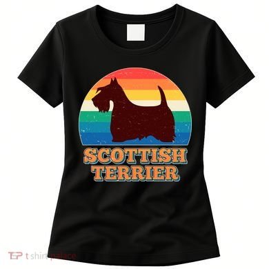 Vintage Scottish Terrier  Women's T-Shirt