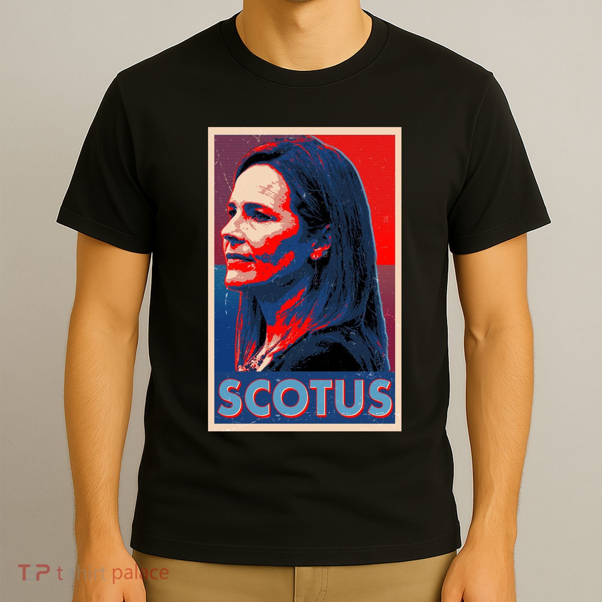 Vintage SCOTUS Amy Coney Barrett Poster T-Shirt