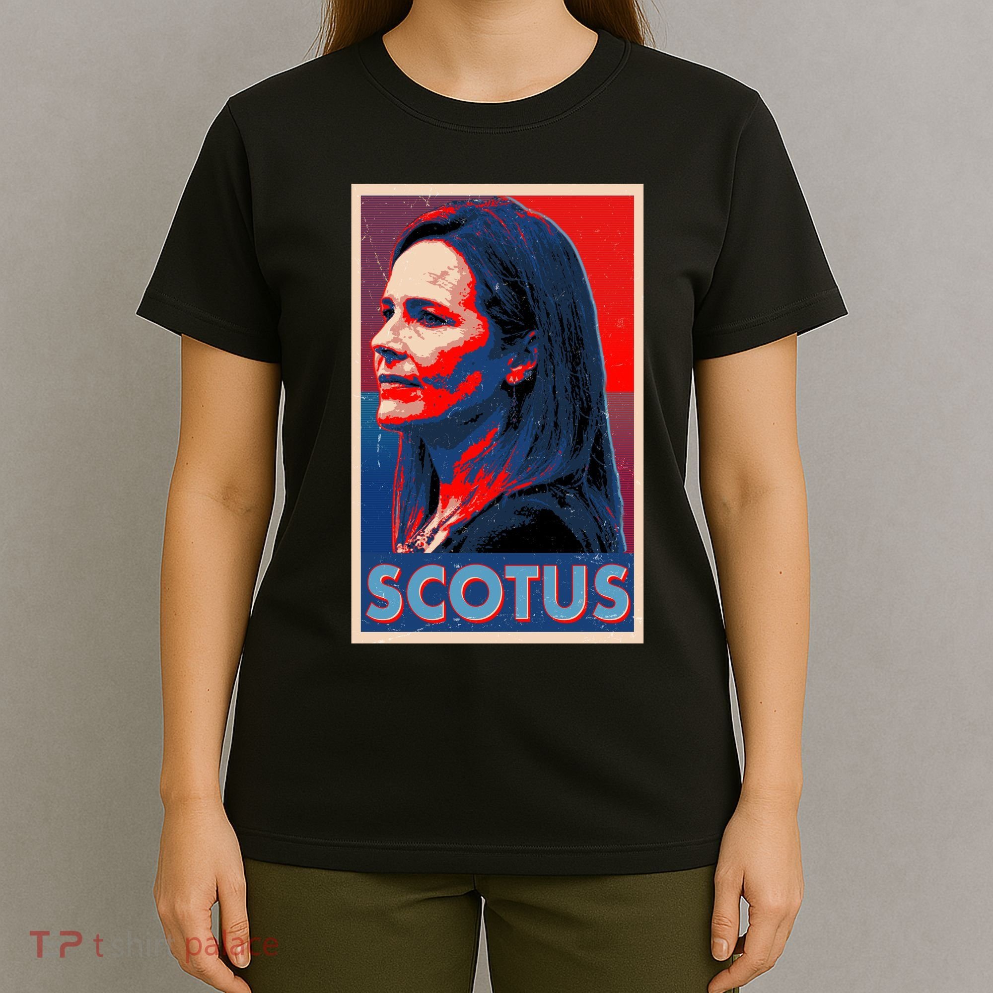 Vintage SCOTUS Amy Coney Barrett Poster T-Shirt