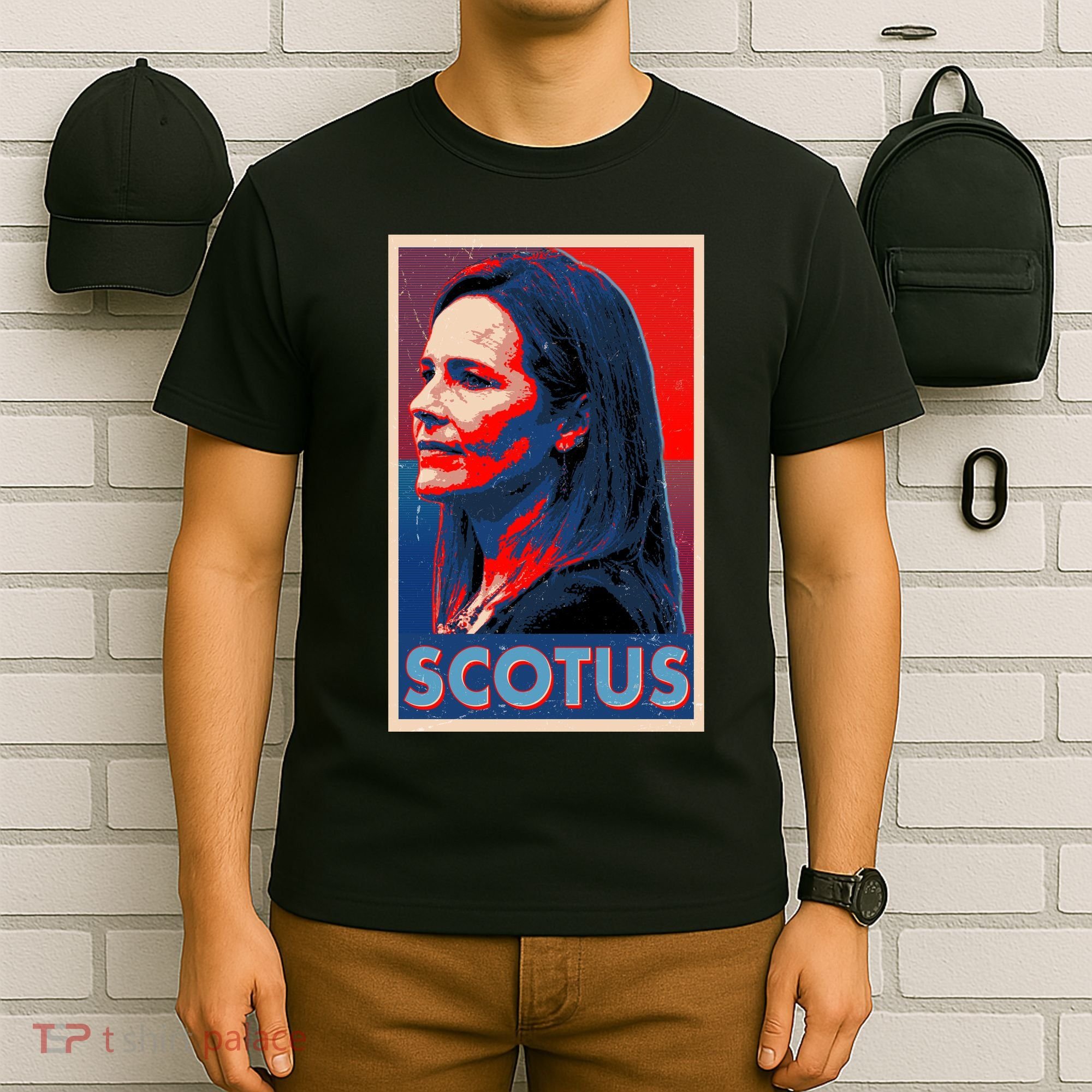 Vintage SCOTUS Amy Coney Barrett Poster T-Shirt
