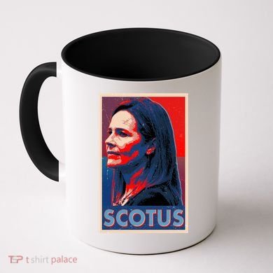 Vintage SCOTUS Amy Coney Barrett Poster Coffee Mug