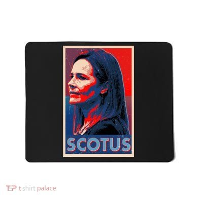 Vintage SCOTUS Amy Coney Barrett Poster Mousepad