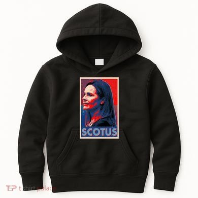 Vintage SCOTUS Amy Coney Barrett Poster Kids Hoodie