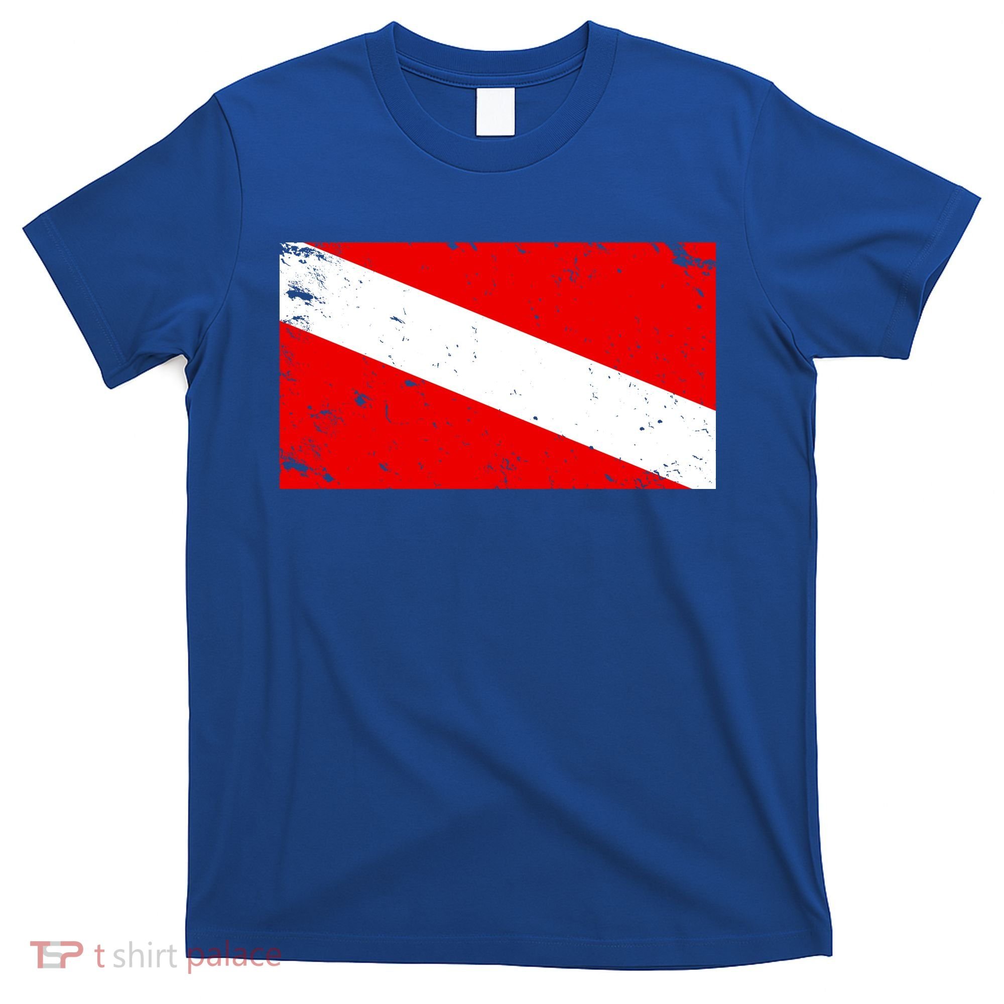 Vintage Scuba Diver Flag  T-Shirt