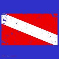 Vintage Scuba Diver Flag  T-Shirt thumb 7