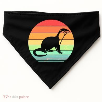 Vintage Sea Otter  USA-Made Doggie Bandana